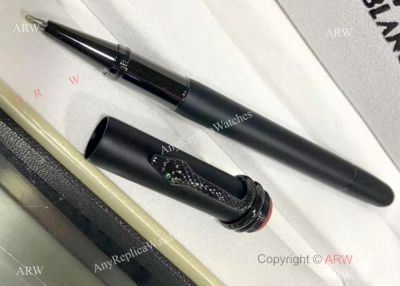 Copy Montblanc Rouge Et Noir Matte Fineliner Pen - Red Head